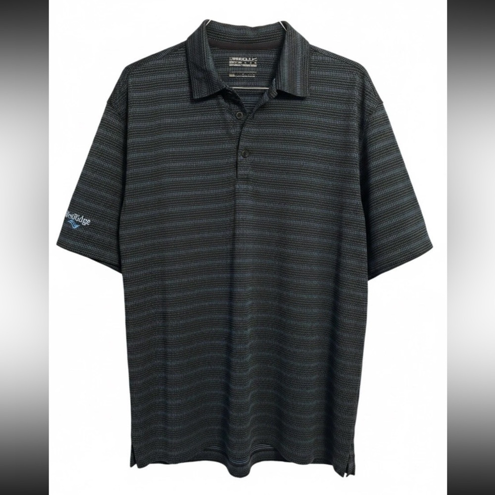 Nike Golf Polo Dri Fit Men’s XL  Blue A0006